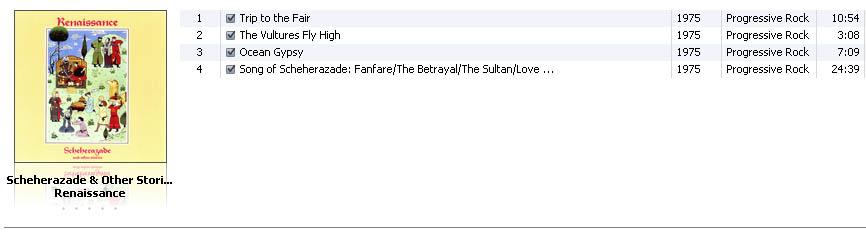 Renaissance - Scherazade and Other Stories